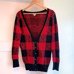 Buffalo Plaid • Mossimo • Cardigan